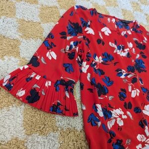 Banana Republic floral blouse